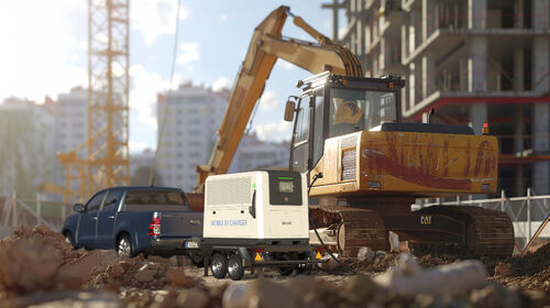 Berita perusahaan terbaru tentang Bagaimana Door Energy Mobile EV Battery Charger Mendorong Pengembalian Tinggi untuk Perusahaan Sewa Peralatan