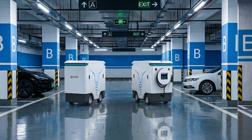 Blog perusahaan terbaru tentang Ketika Stasiun Pengisian Belajar Mengemudi Sendiri: Bagaimana Robot Energi Pintu Membantu Perusahaan Pengelolaan Properti Menghemat 50% pada Biaya Retrofit Infrastruktur Pengisian