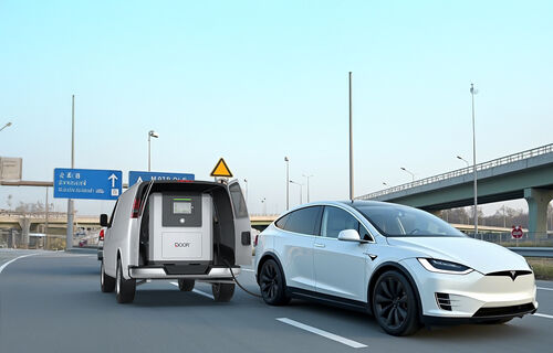 Blog perusahaan terbaru tentang Tanpa Takut Mati Listrik: Door Energy 420kW Mega-Truck, 30 Menit Perpanjang Jarak Tempuh Truk Berat 100km