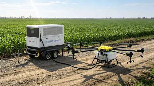 Blog perusahaan terbaru tentang Powering Industrial Drones at Construction Sites, Mines and Remote Work Zones