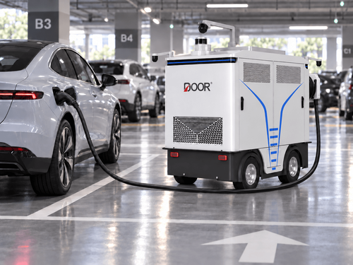 Blog perusahaan terbaru tentang Office Parking for 8 Hours: How a Mobile EV Charger Can Bring Power to Parked Cars