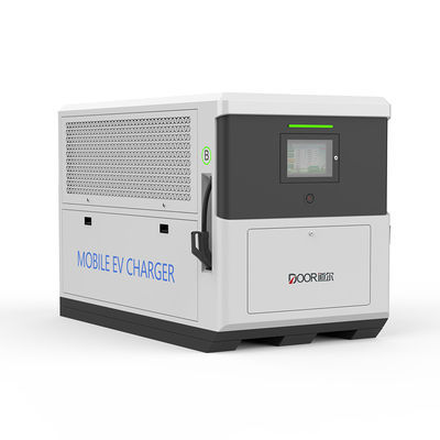 100KW Mobile EV Charging Station 250A Portable Emergency EV Charger Untuk Truk Vans