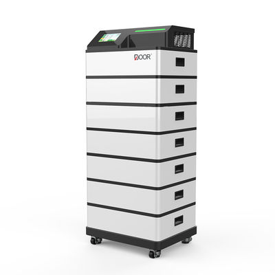 Harga yang bagus Smart 40KW Baterai yang dapat ditumpuk LiFePO4 Energi rumah tangga yang ditumpuk on line