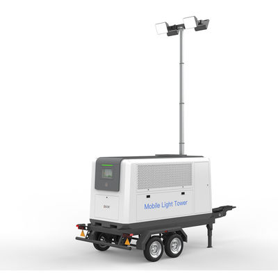 Harga yang bagus 1000W Led Mobile Light Tower Energy Storage Charger Untuk Konstruksi Pertambangan darurat on line